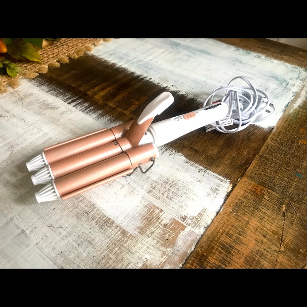 3 barrel beach waves curling iron